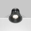 Lampa wbudowana wpuszczana w sufit LED aluminiowa czarna okrągła Zoom MAYTONI DL034-L12W4K-B